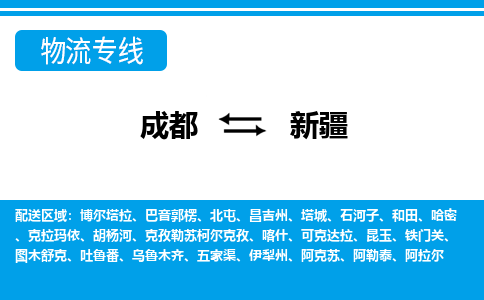成都到新疆物流:货运公司电话,专线查询,需要几天 成都到新疆物流:货运公司电话,专线查询,需要几天